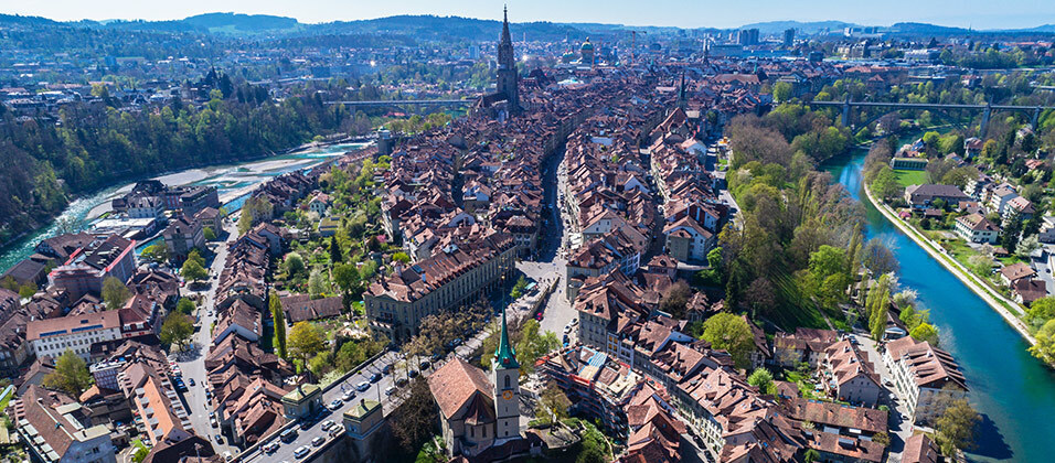 Bern aus der Luft